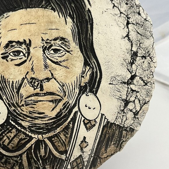 Shapes Of Clay By Stan Langtwait Mount St Helen Ash Native American Chief Joseph - Picture 6 of 16